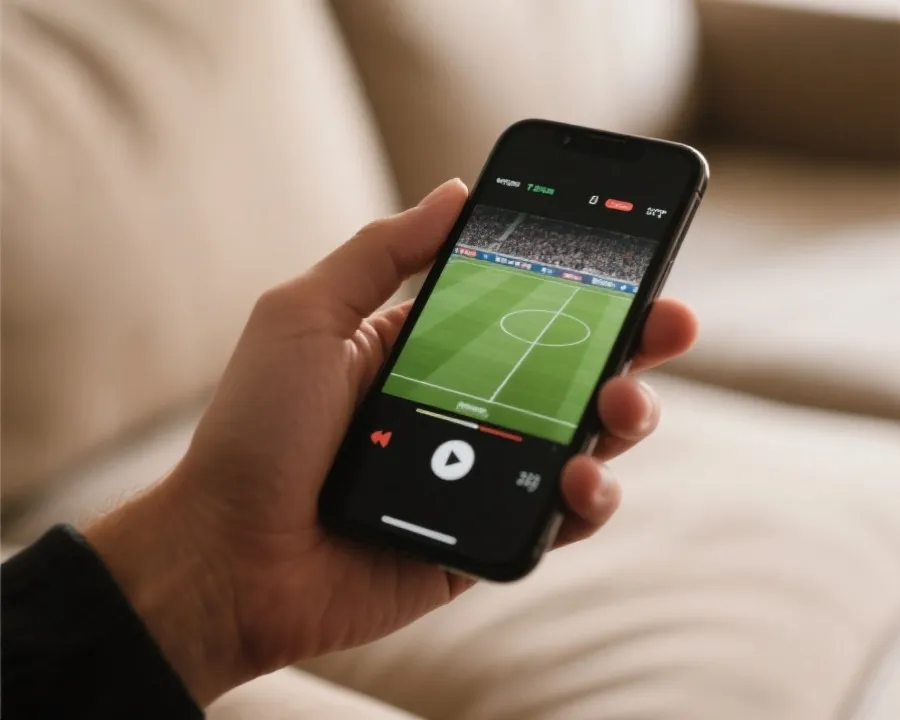 手机端观看与投屏示意图